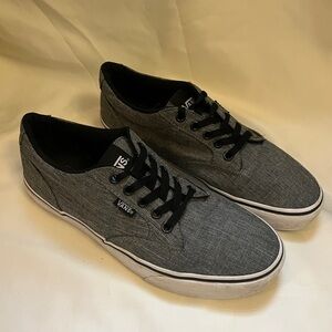 Vans Men's Black and Gray Sneakers